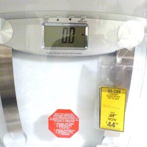 Conair Glass Body FAT SCALE Weight Scale Health Scale Keto Atkins Weight Watcher